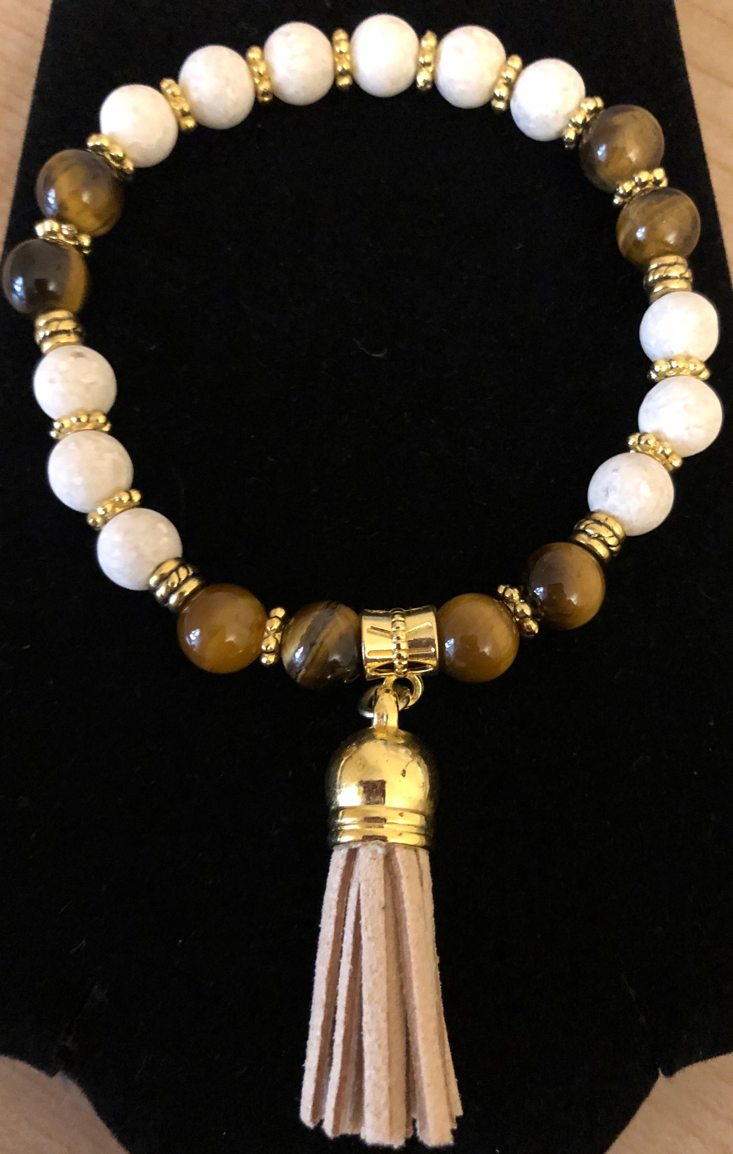 Gemstone Tassel Bracelets