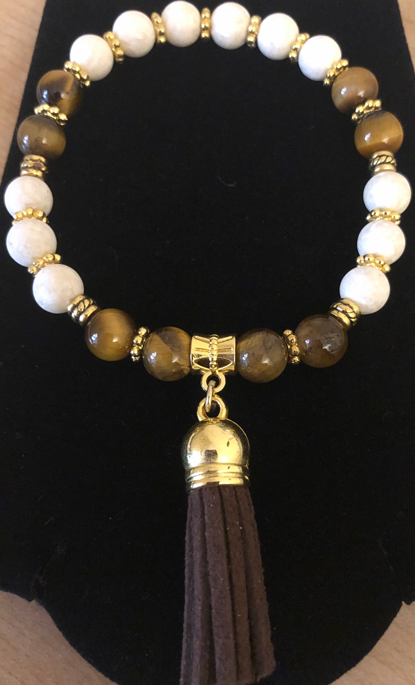 Gemstone Tassel Bracelets