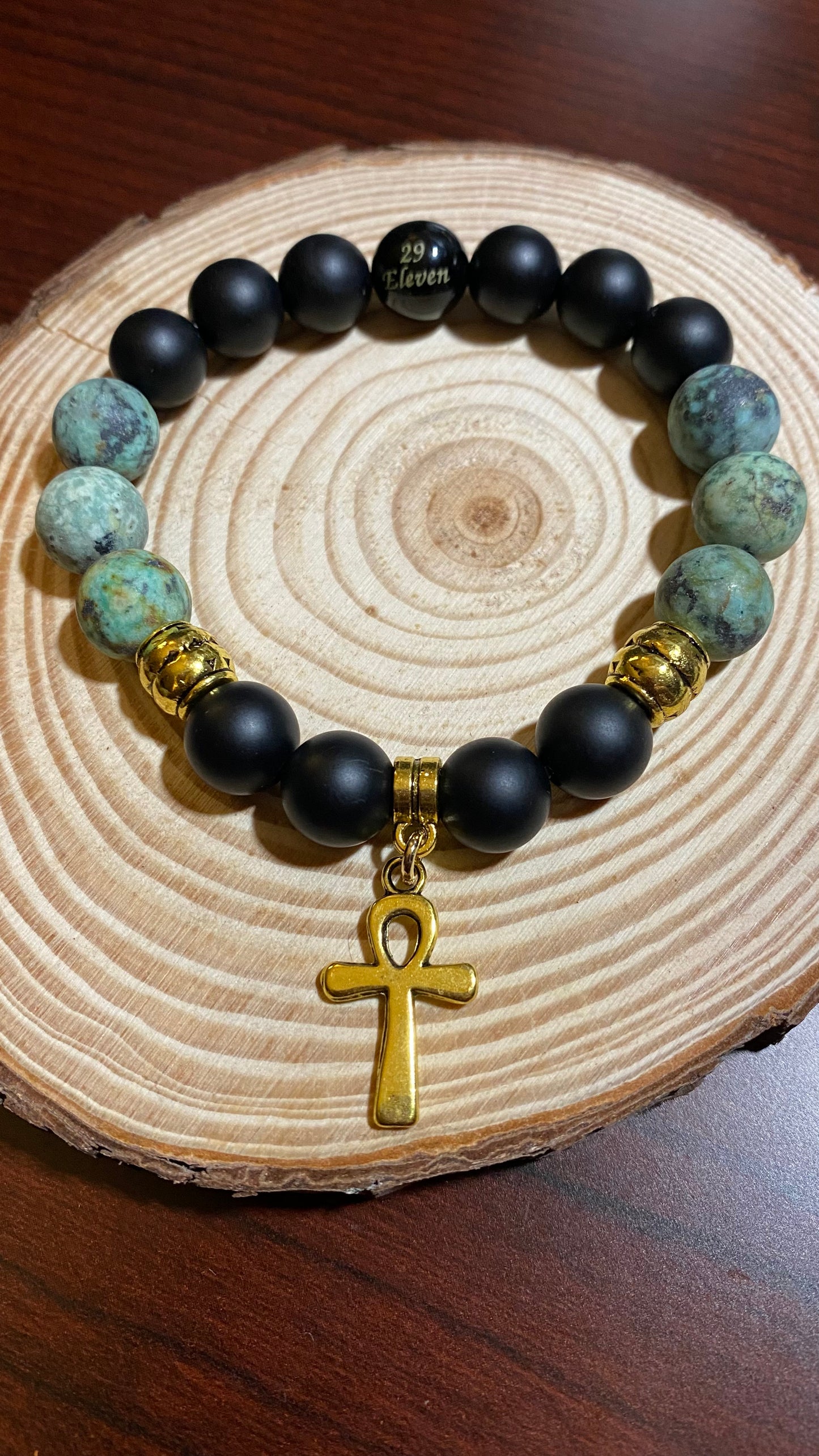 Ankh Gemstone Bracelets