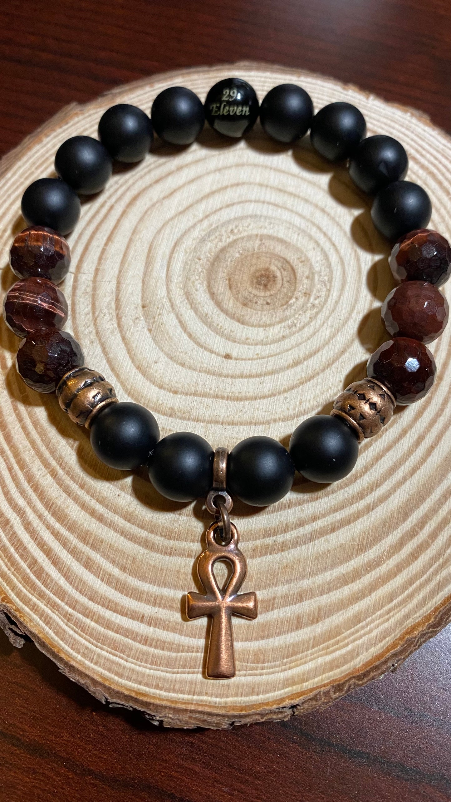 Ankh Gemstone Bracelets