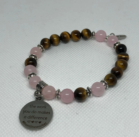 Frontline Workers Gemstone Bracelet